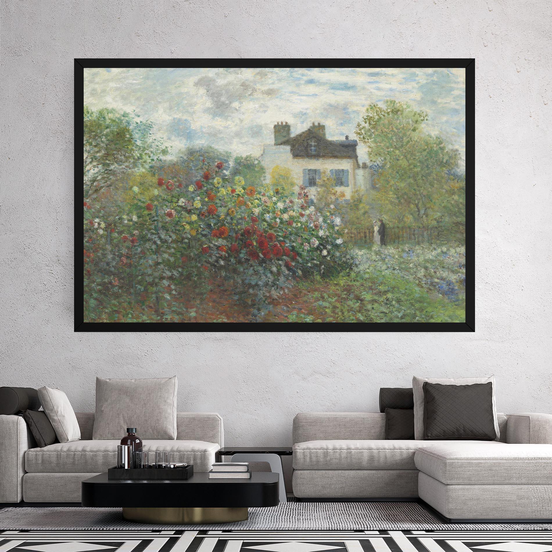 Tablou Canvas Garden In Argenteuilt mockup 2