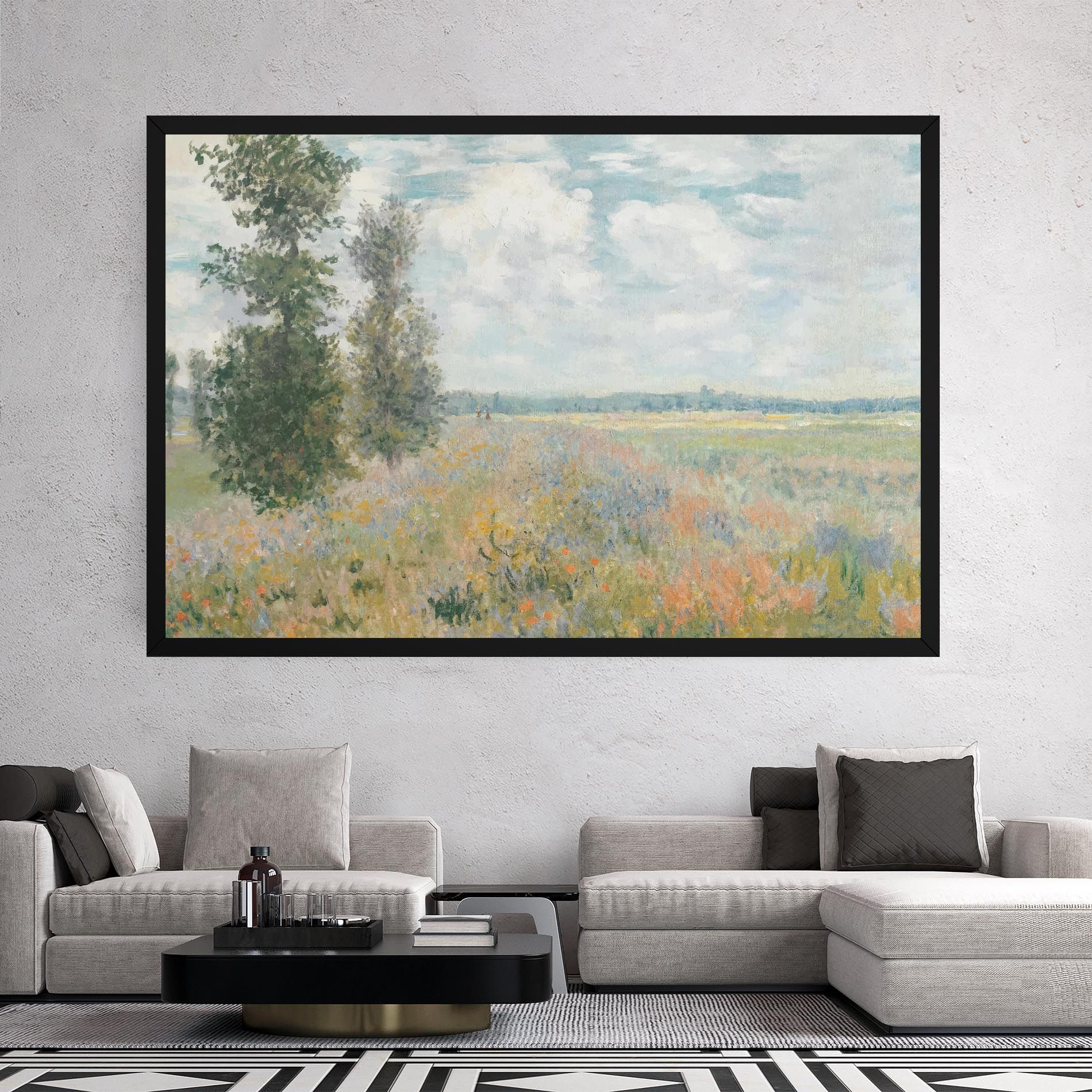 Monet's Landscape Background mockup 2