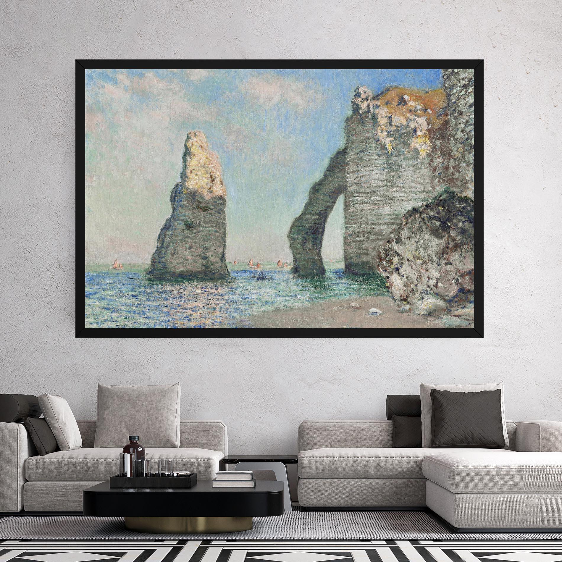 Tablou Canvas The Cliffs At Etretat mockup 2