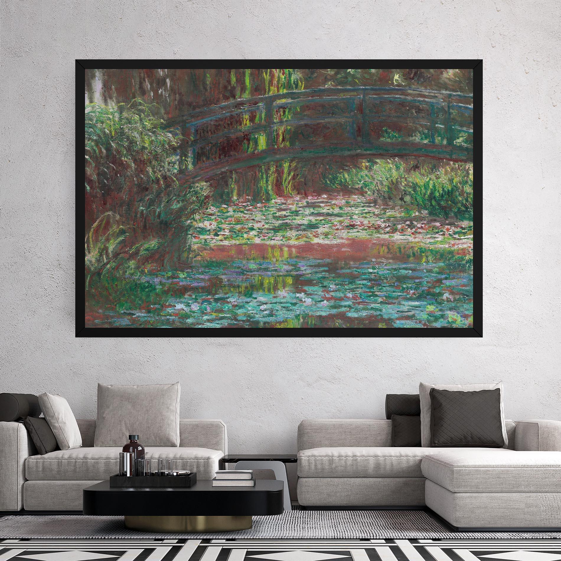 Tablou Canvas Water Lily Pond mockup 2