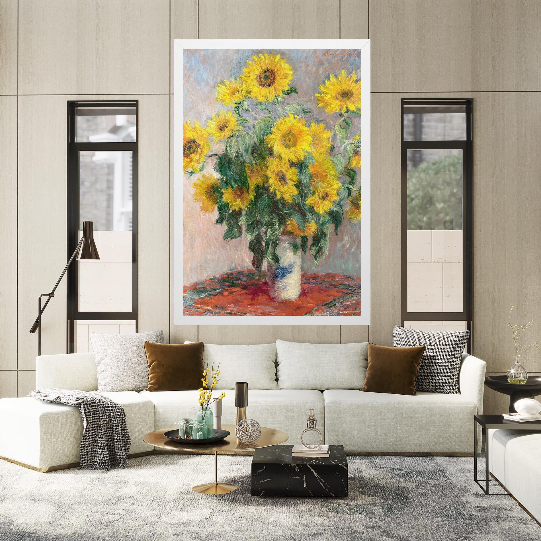 Tablou Canvas Bouquet Of Sunflowers 1881 mockup 2