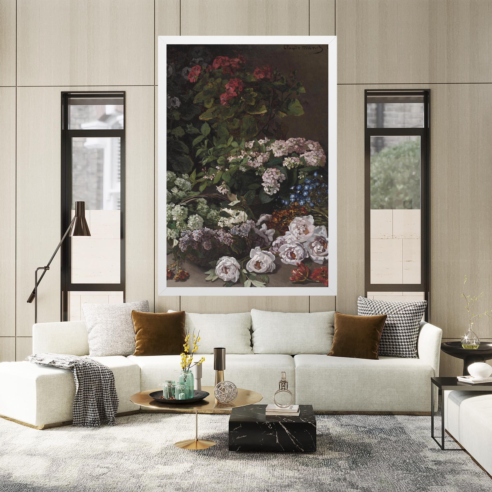 Tablou Canvas Spring Flowers Monet mockup 2