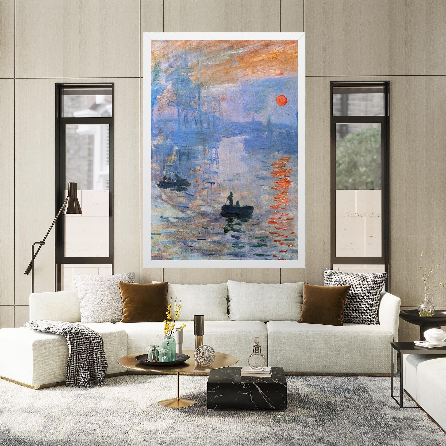 Tablou Canvas Sunrise Painting mockup 2