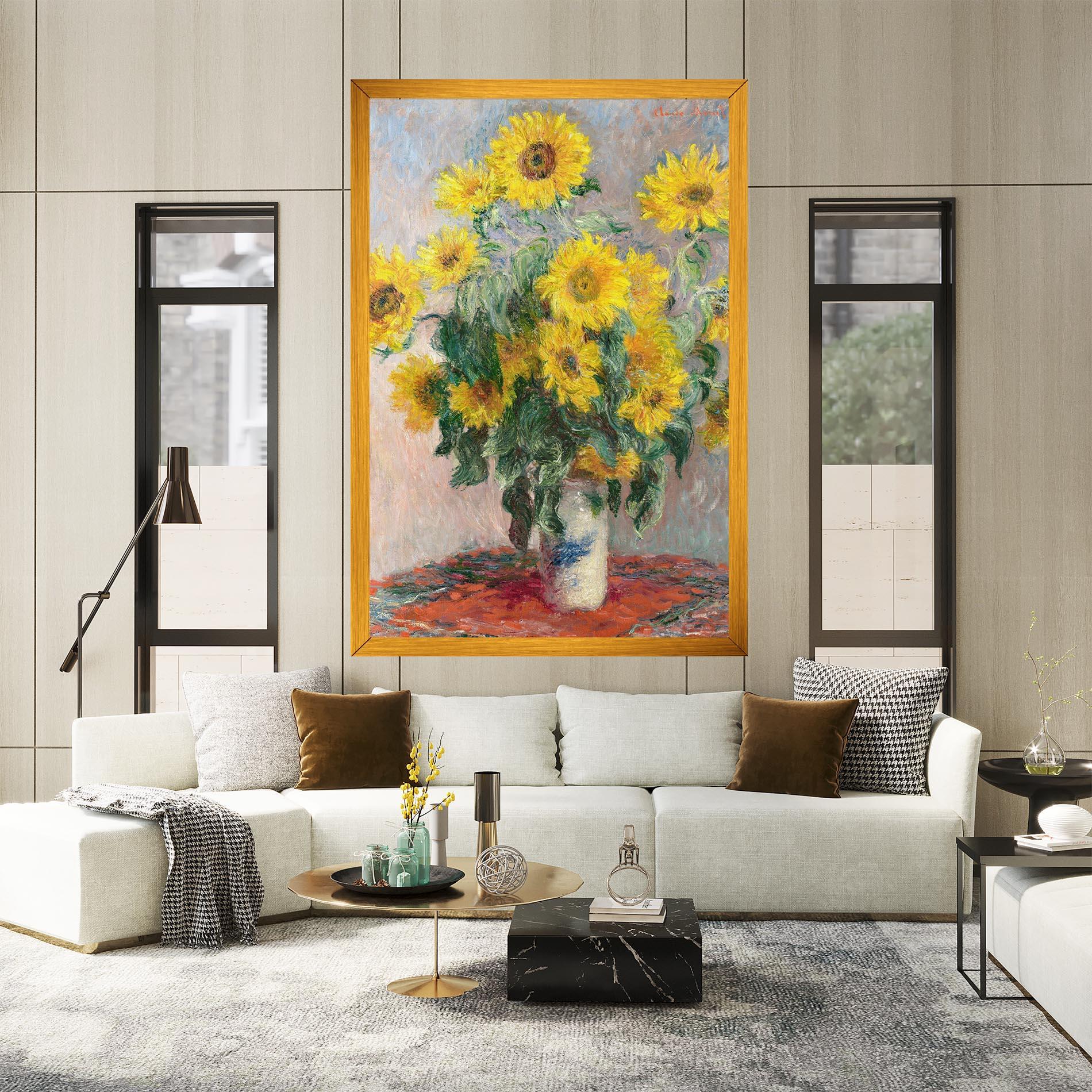 Tablou Canvas Bouquet Of Sunflowers 1881 mockup 2