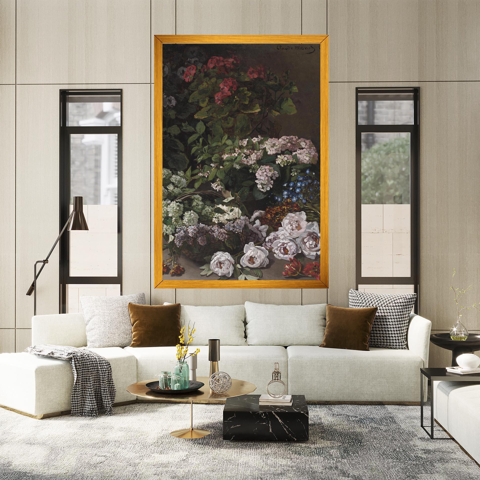 Tablou Canvas Spring Flowers Monet mockup 2