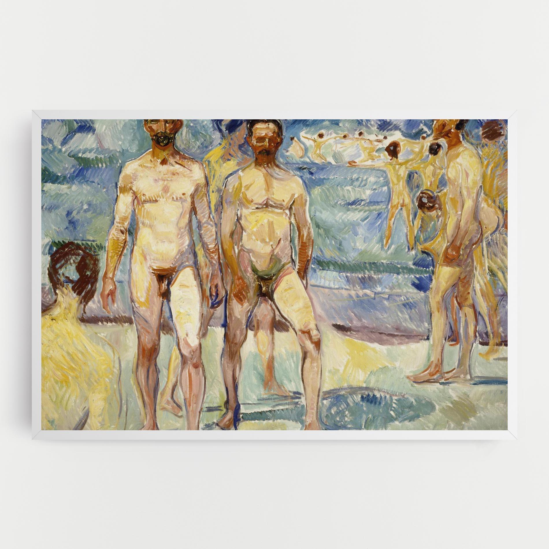 Tablou Canvas Bathing Men mockup 0