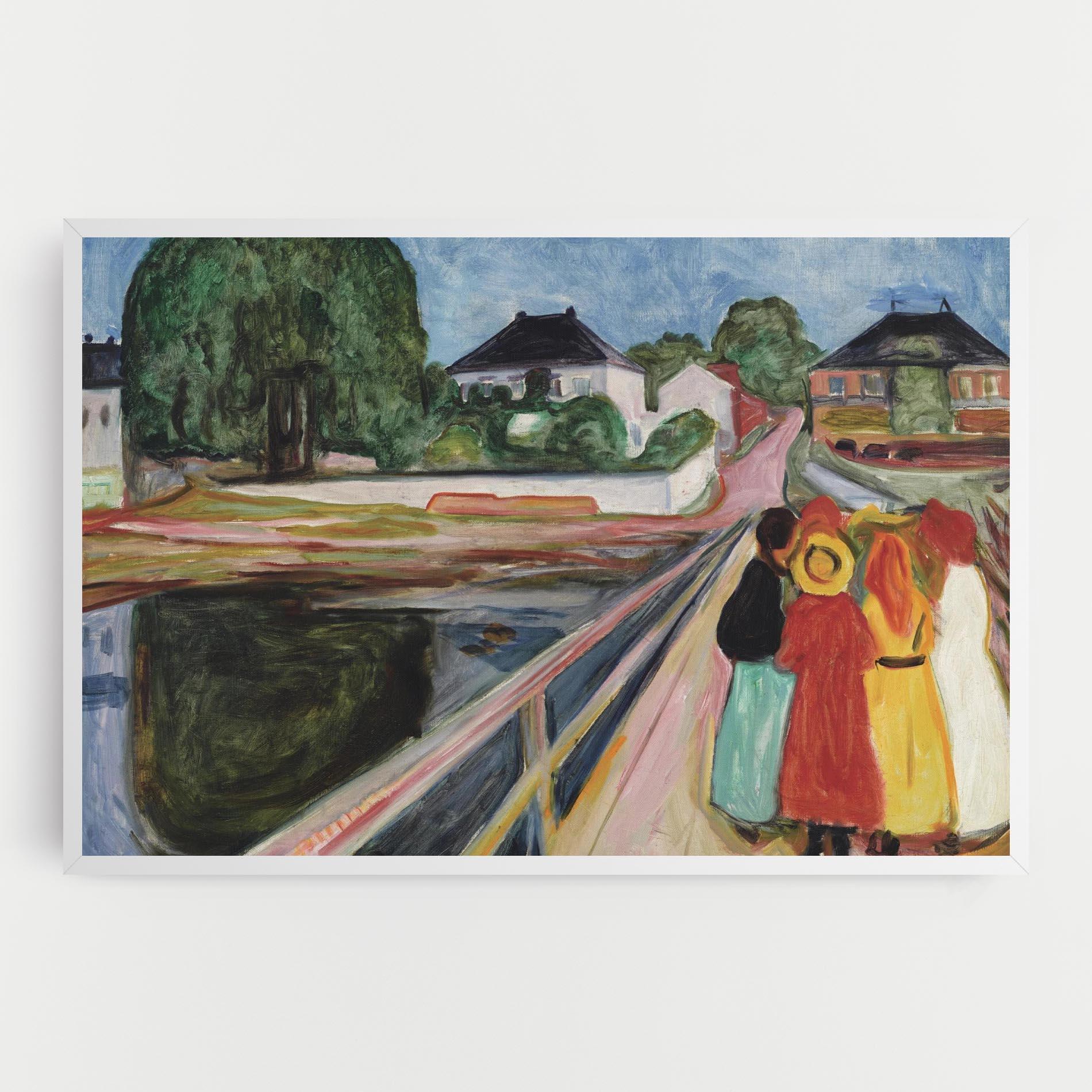 Tablou Canvas Pikene Pa Broen mockup 0