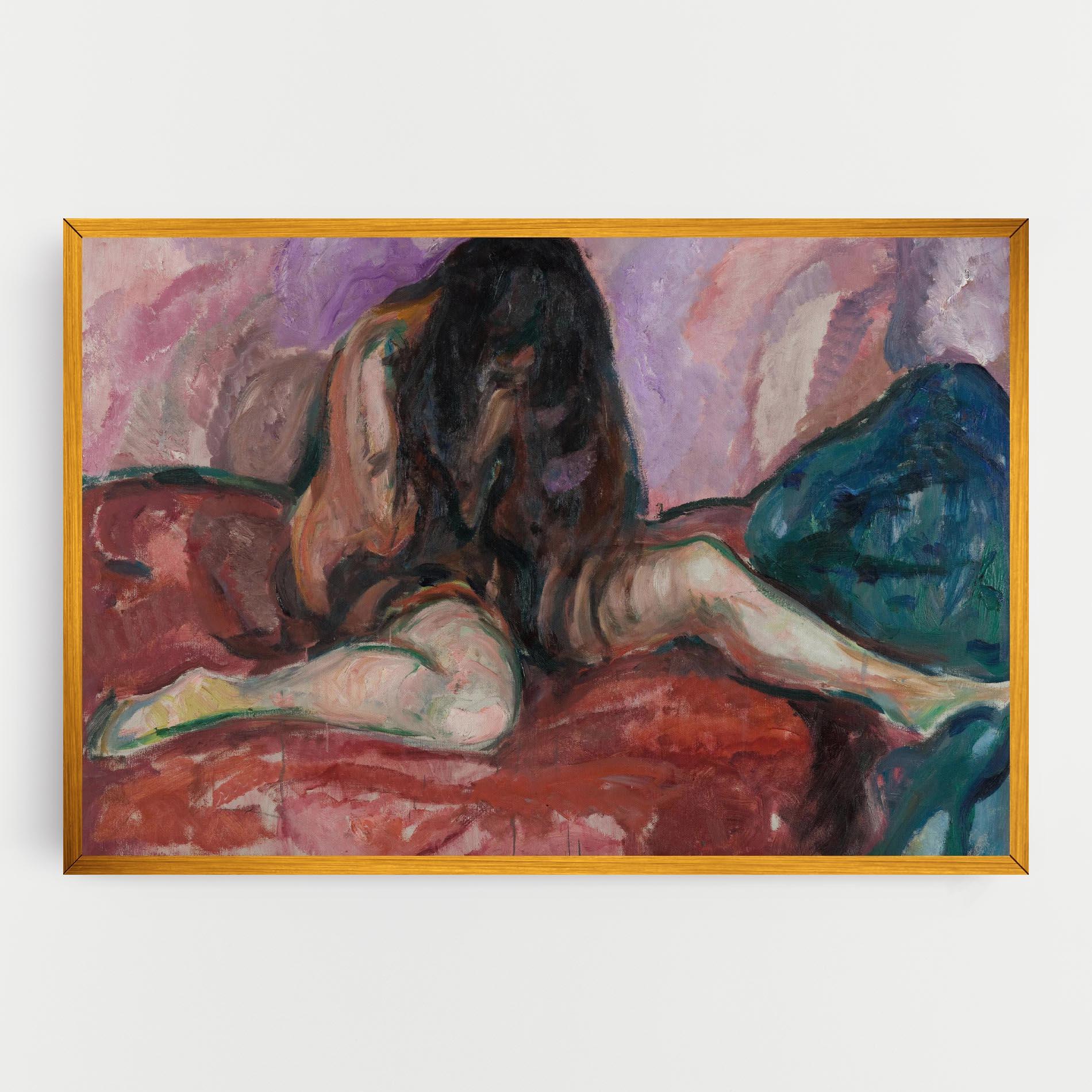Tablou Canvas Weeping Nude mockup 0