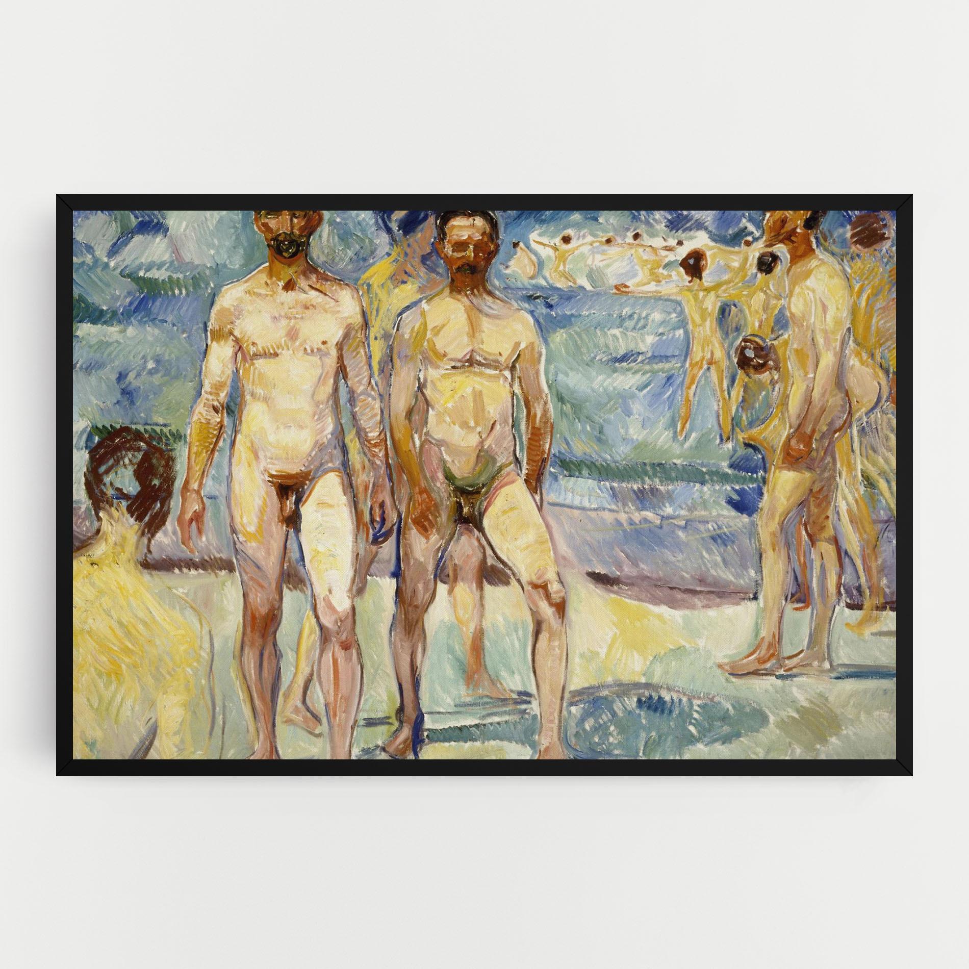 Tablou Canvas Bathing Men mockup 0