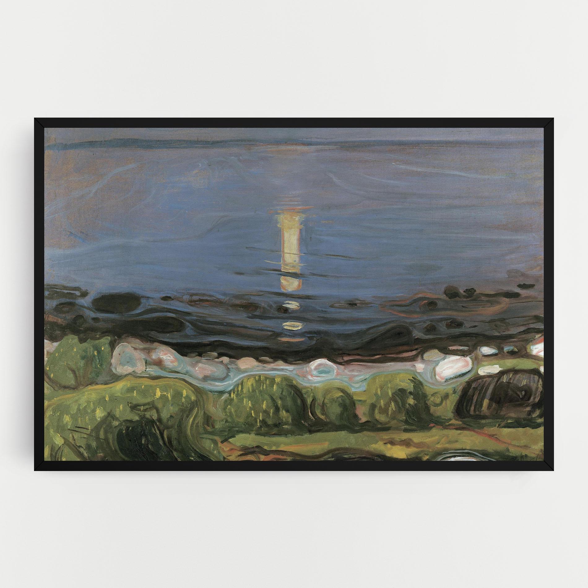 Tablou Canvas Summer Night Beach mockup 0