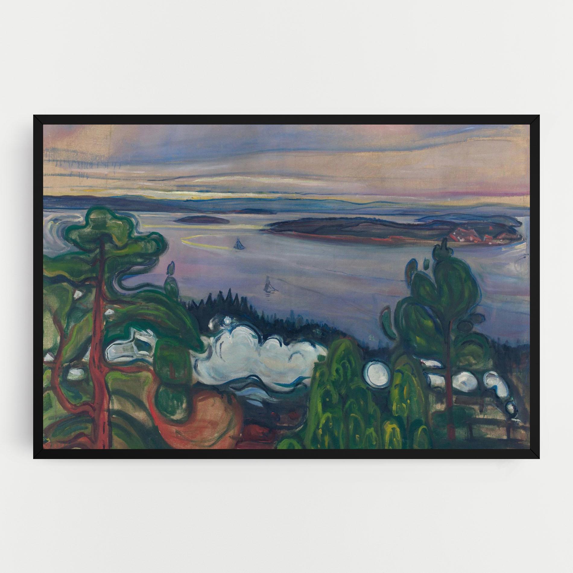 Tablou Canvas Train Smoke mockup 0