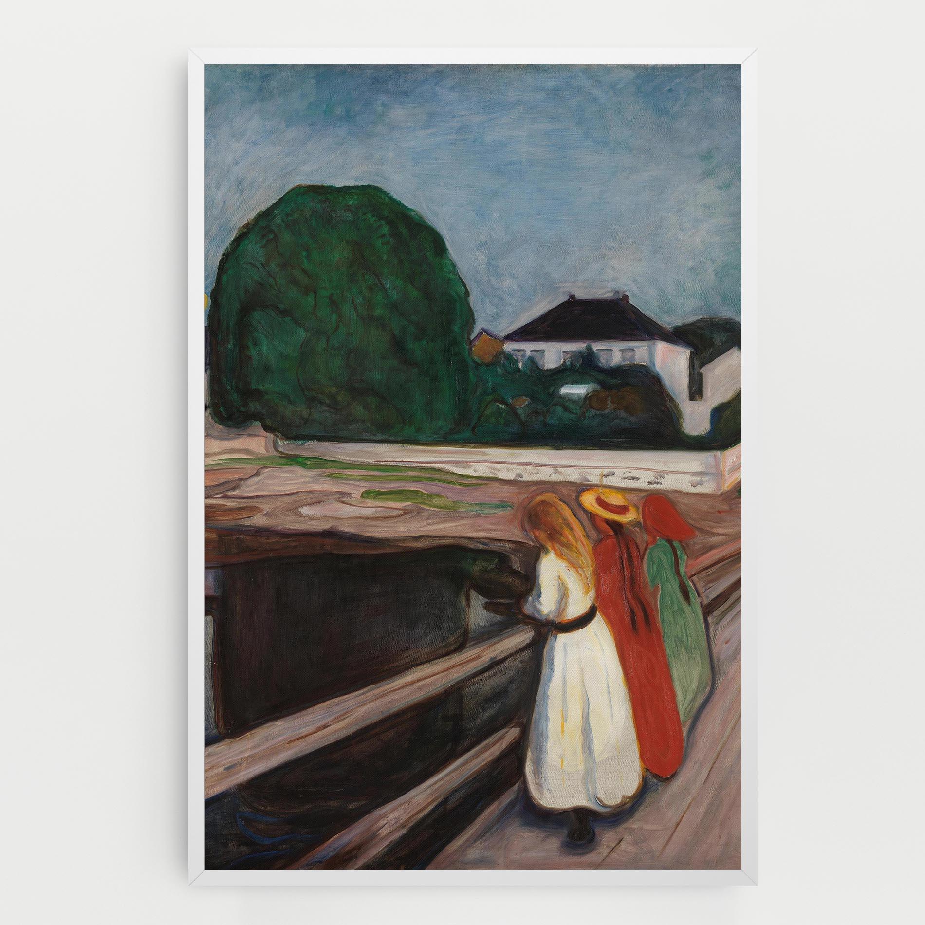 Tablou Canvas Girls On The Bridge mockup 0