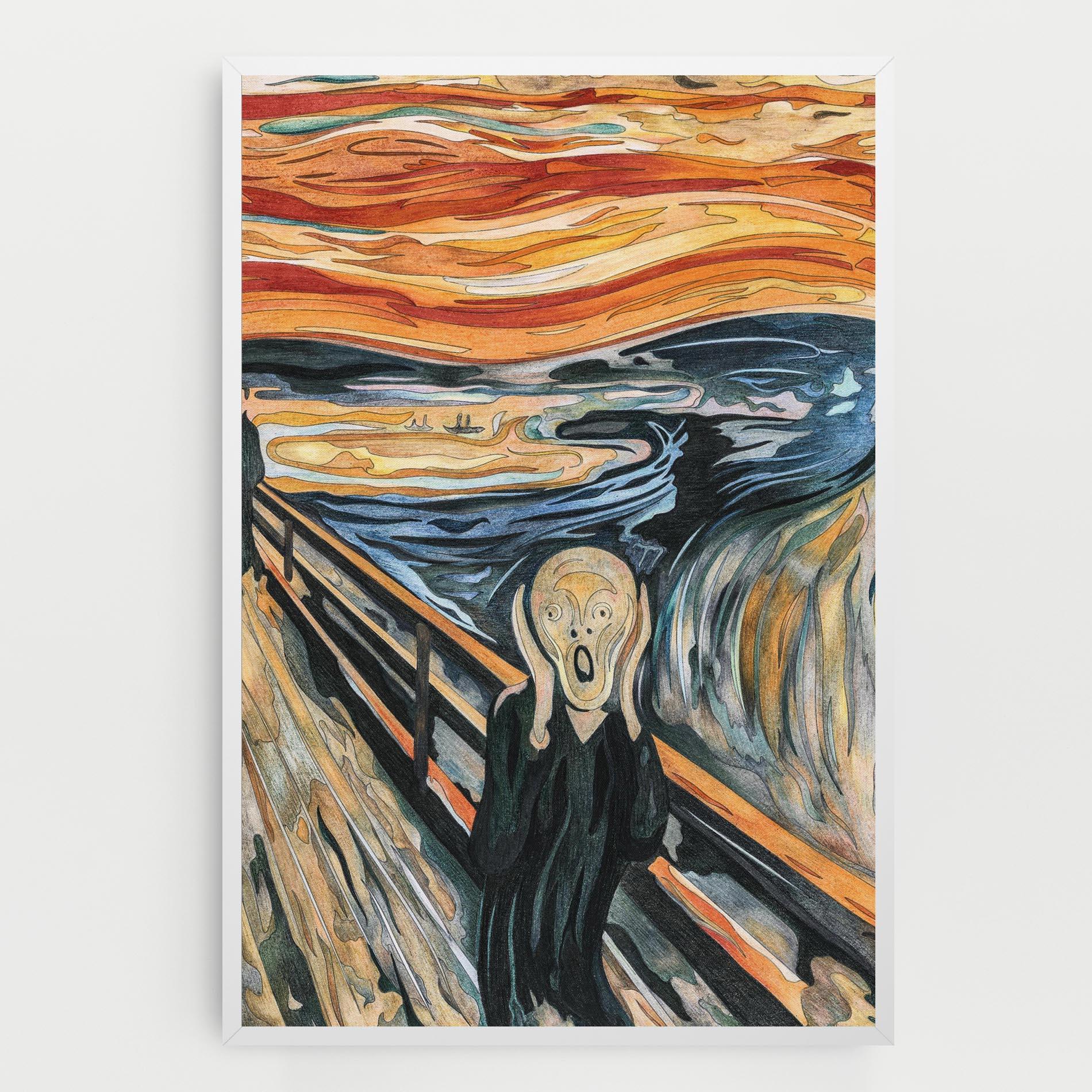 Tablou Canvas The Scream mockup 0