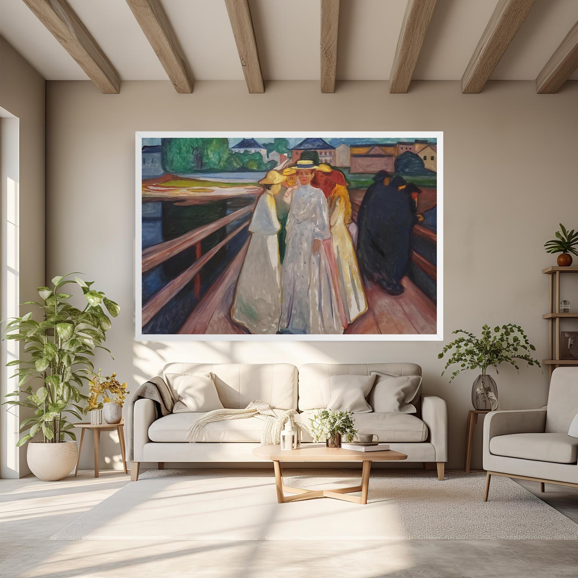 Tablou Canvas Munch Art mockup 6