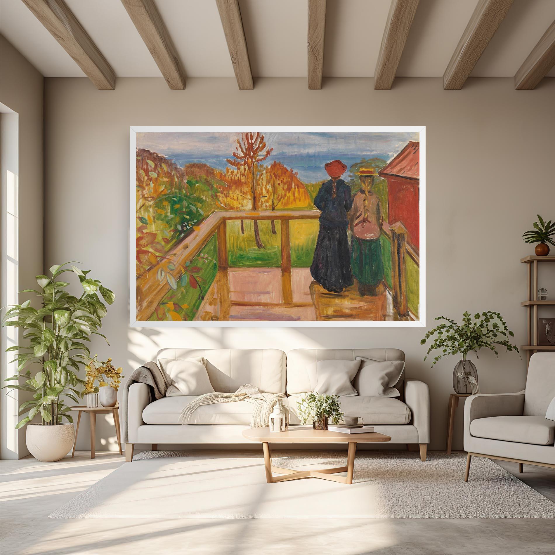 Tablou Canvas On The Veranda mockup 6