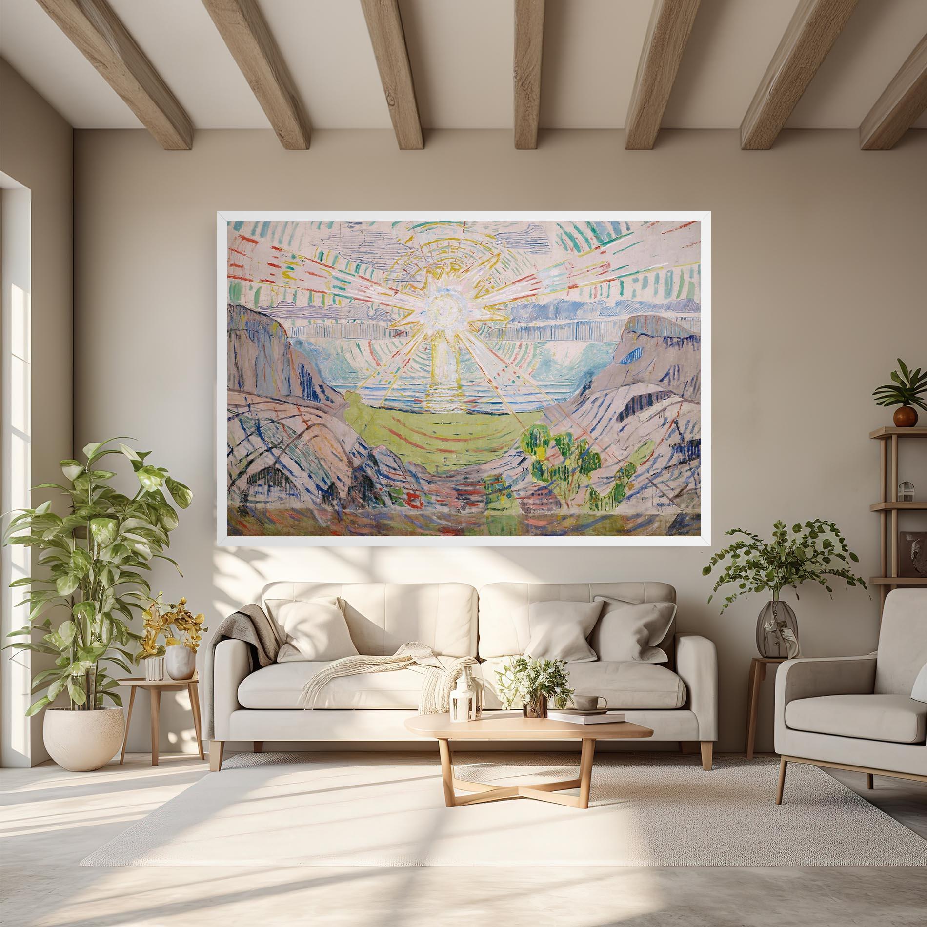 Tablou Canvas The Sun Art mockup 6