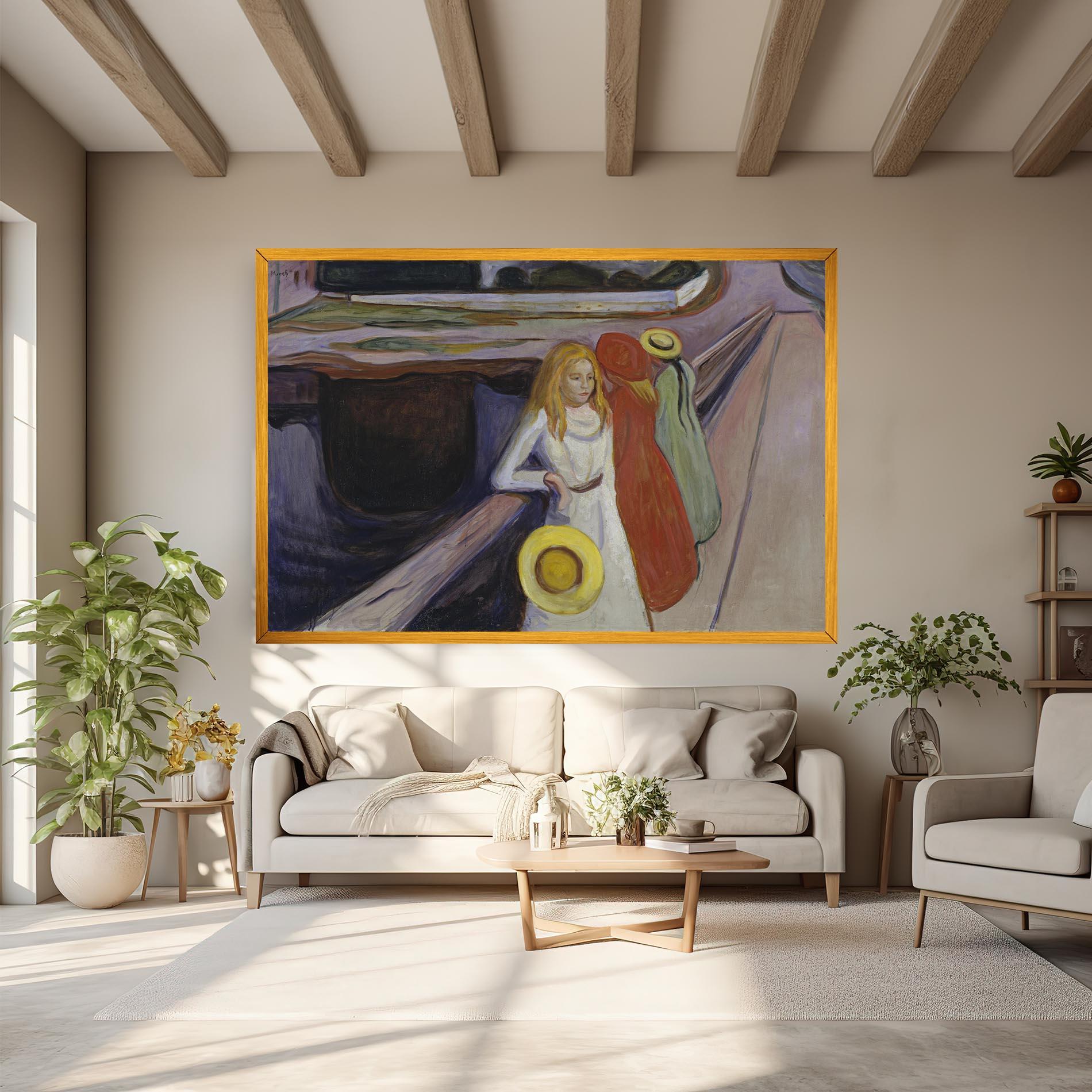 Tablou Canvas Bridge Girls mockup 6