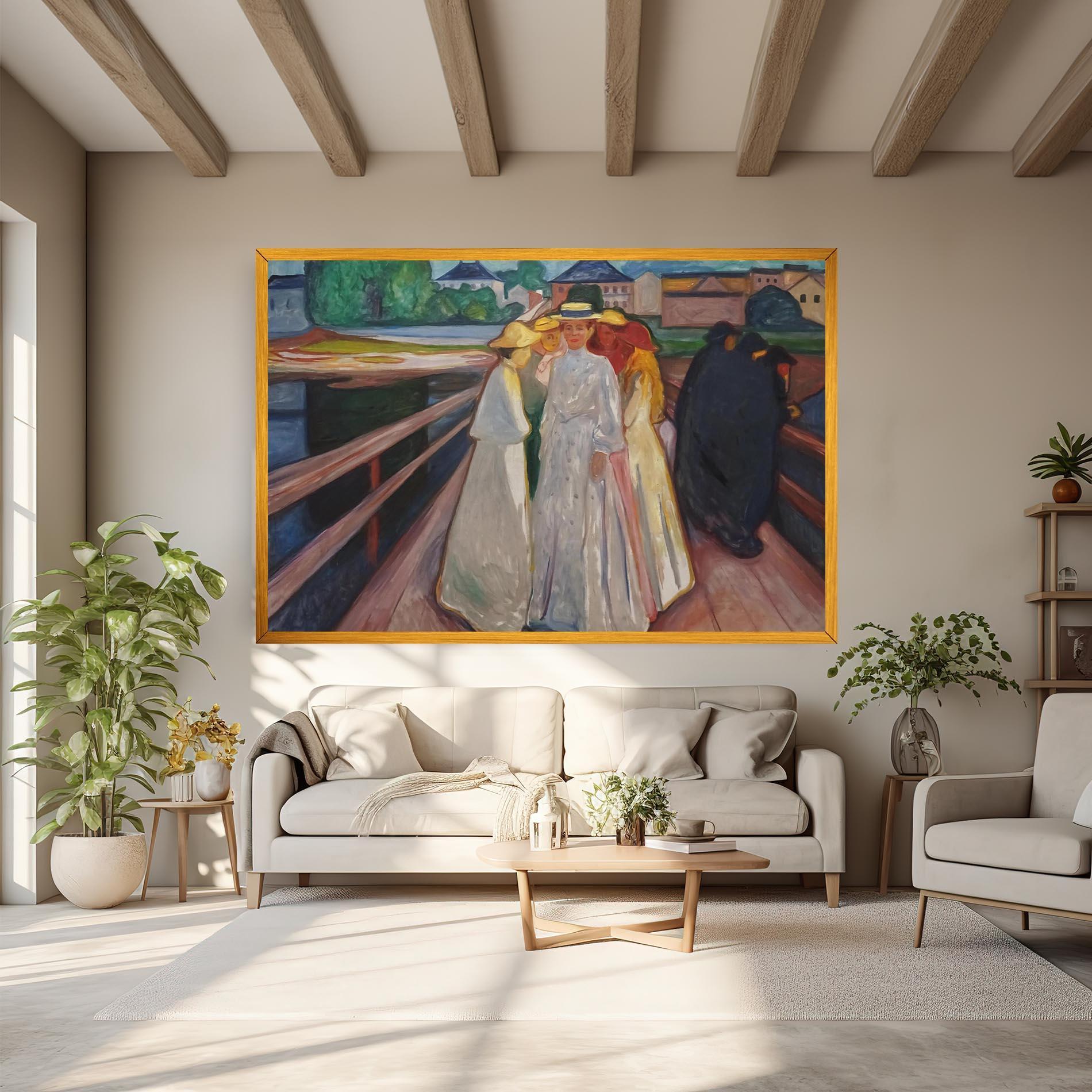 Tablou Canvas Munch Art mockup 6