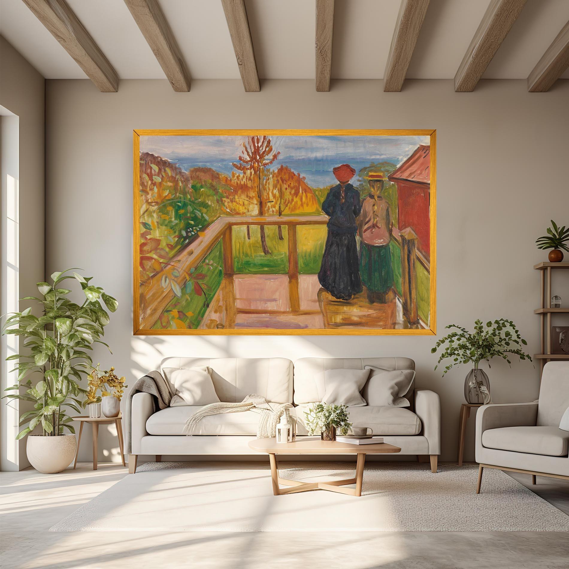 Tablou Canvas On The Veranda mockup 6