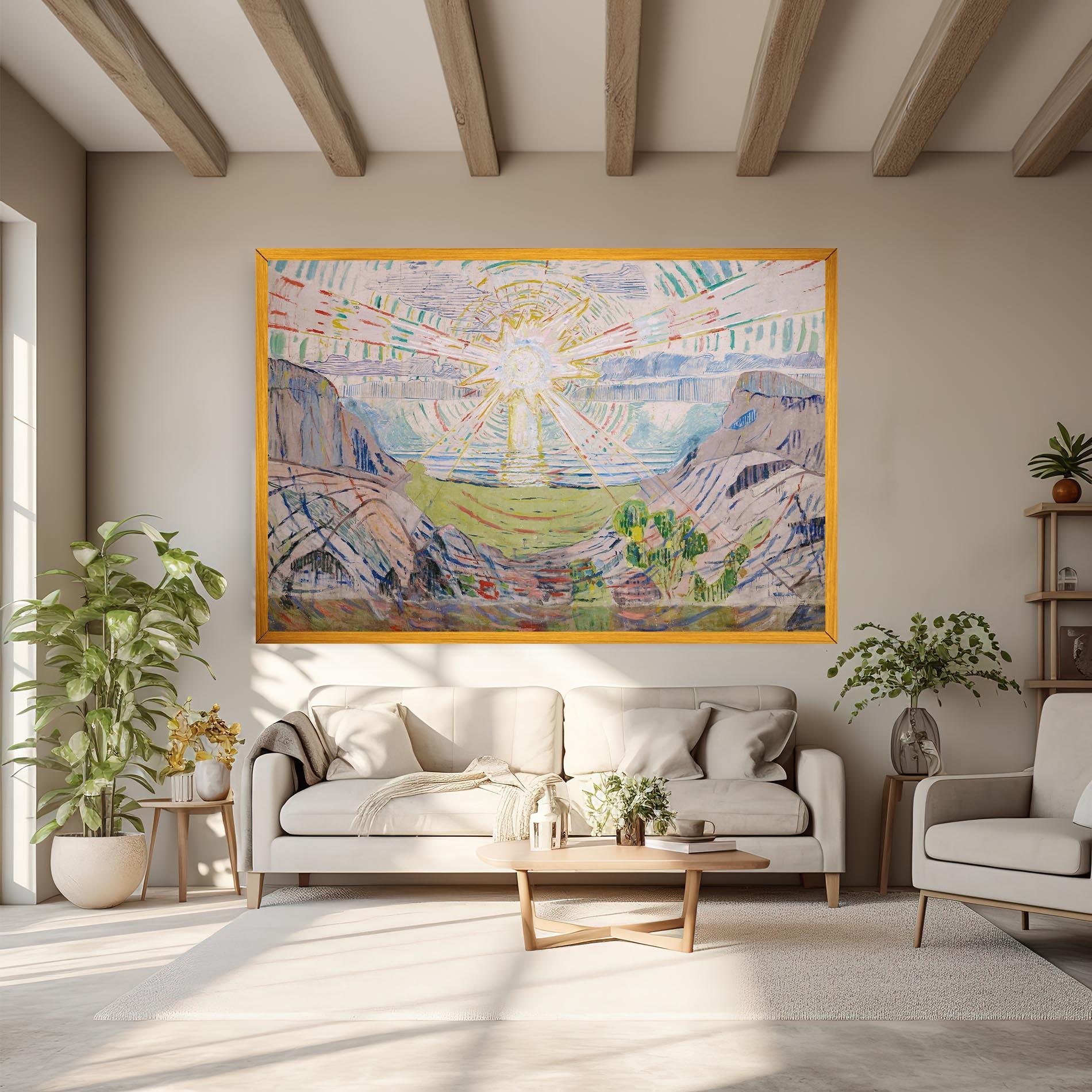 Tablou Canvas The Sun Art mockup 6