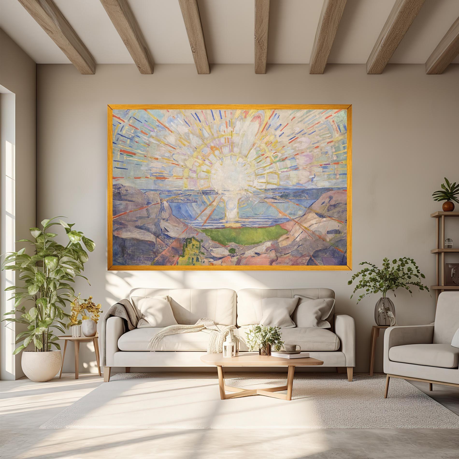 Tablou Canvas The Sun mockup 6