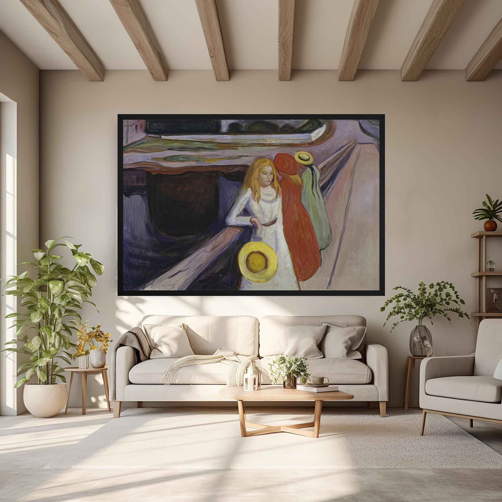 Tablou Canvas Bridge Girls mockup 6