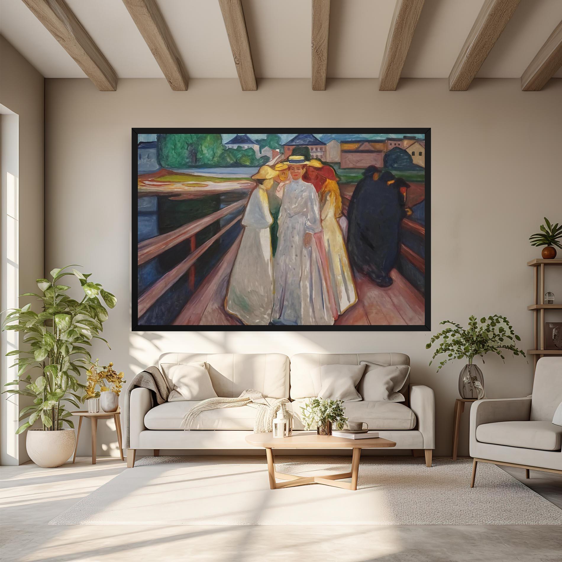 Tablou Canvas Munch Art mockup 6