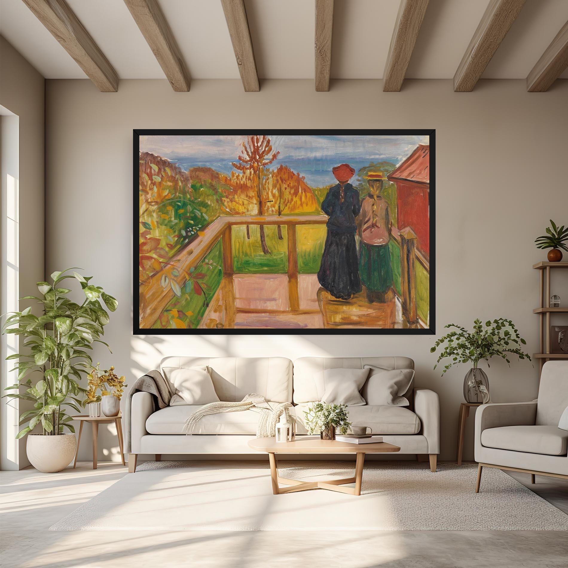 Tablou Canvas On The Veranda mockup 6