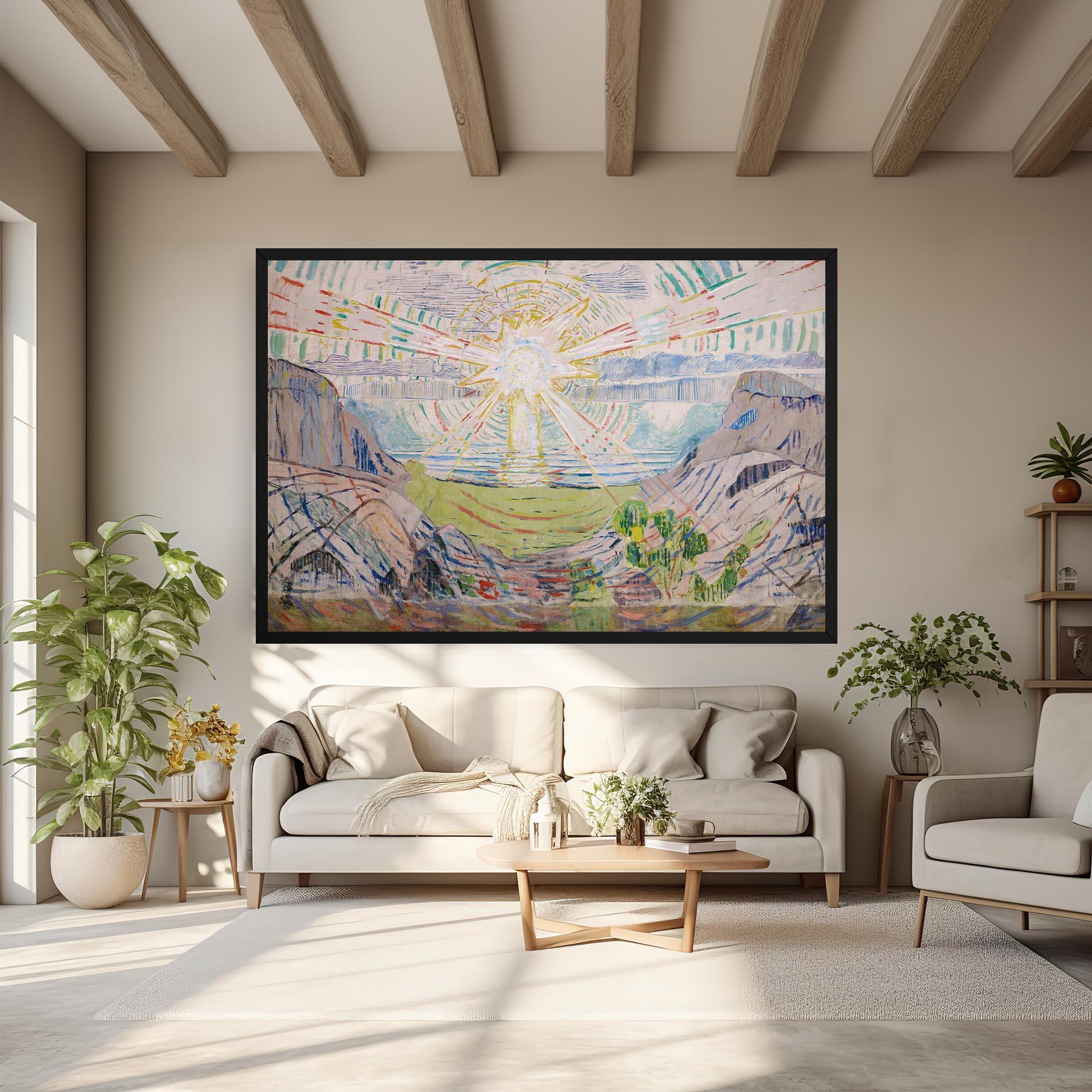 Tablou Canvas The Sun Art mockup 6