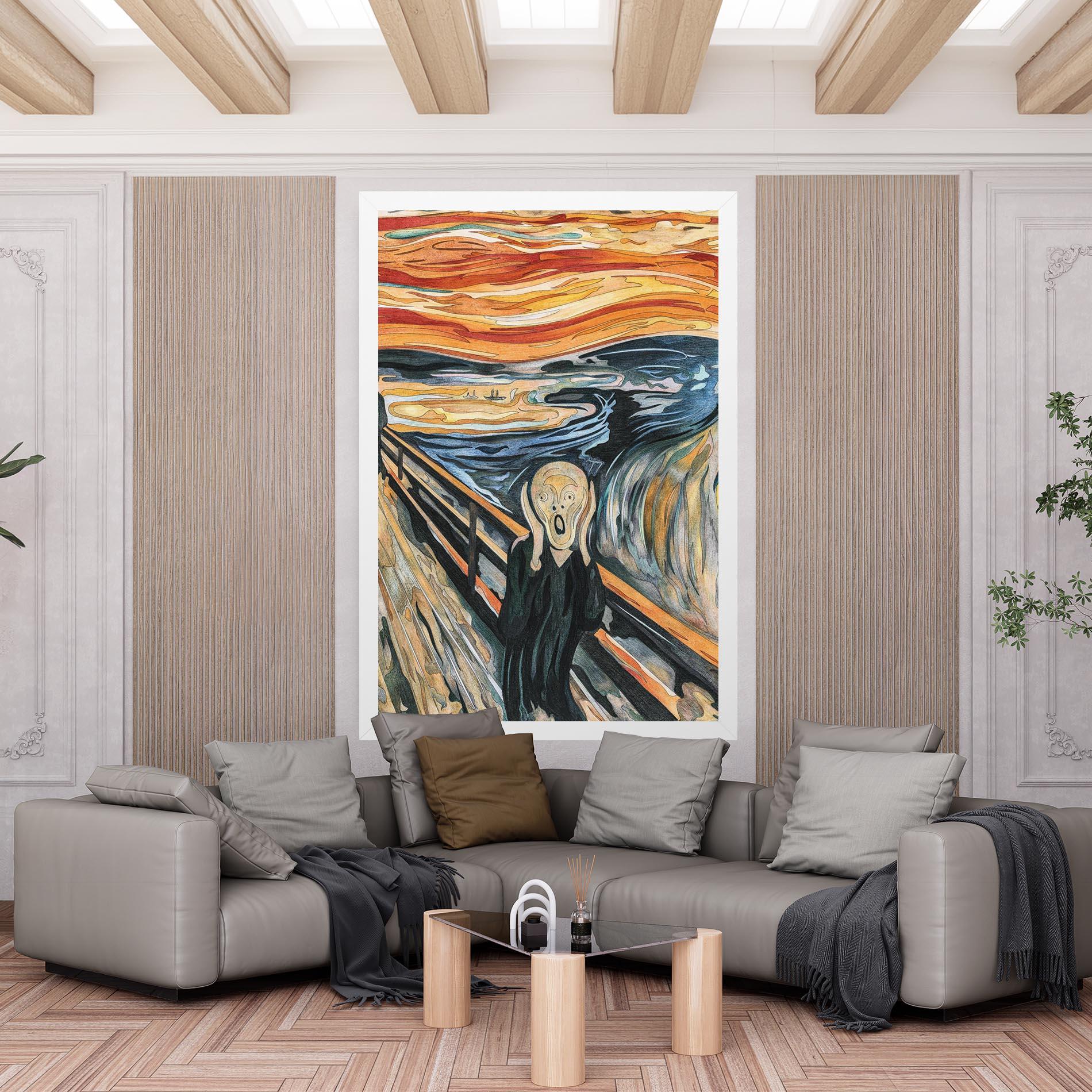 Tablou Canvas The Scream mockup 6