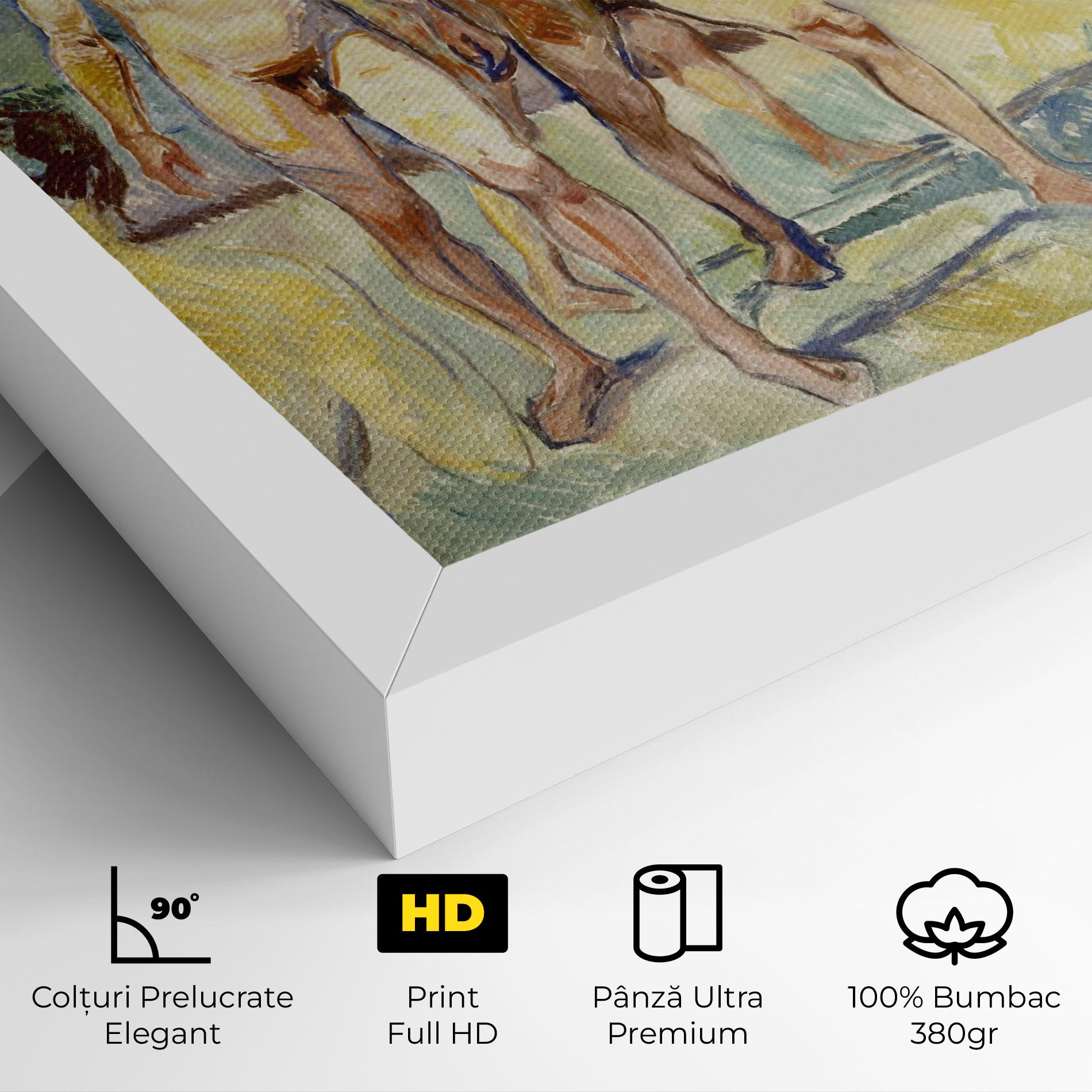 Tablou Canvas Bathing Men mockup 4