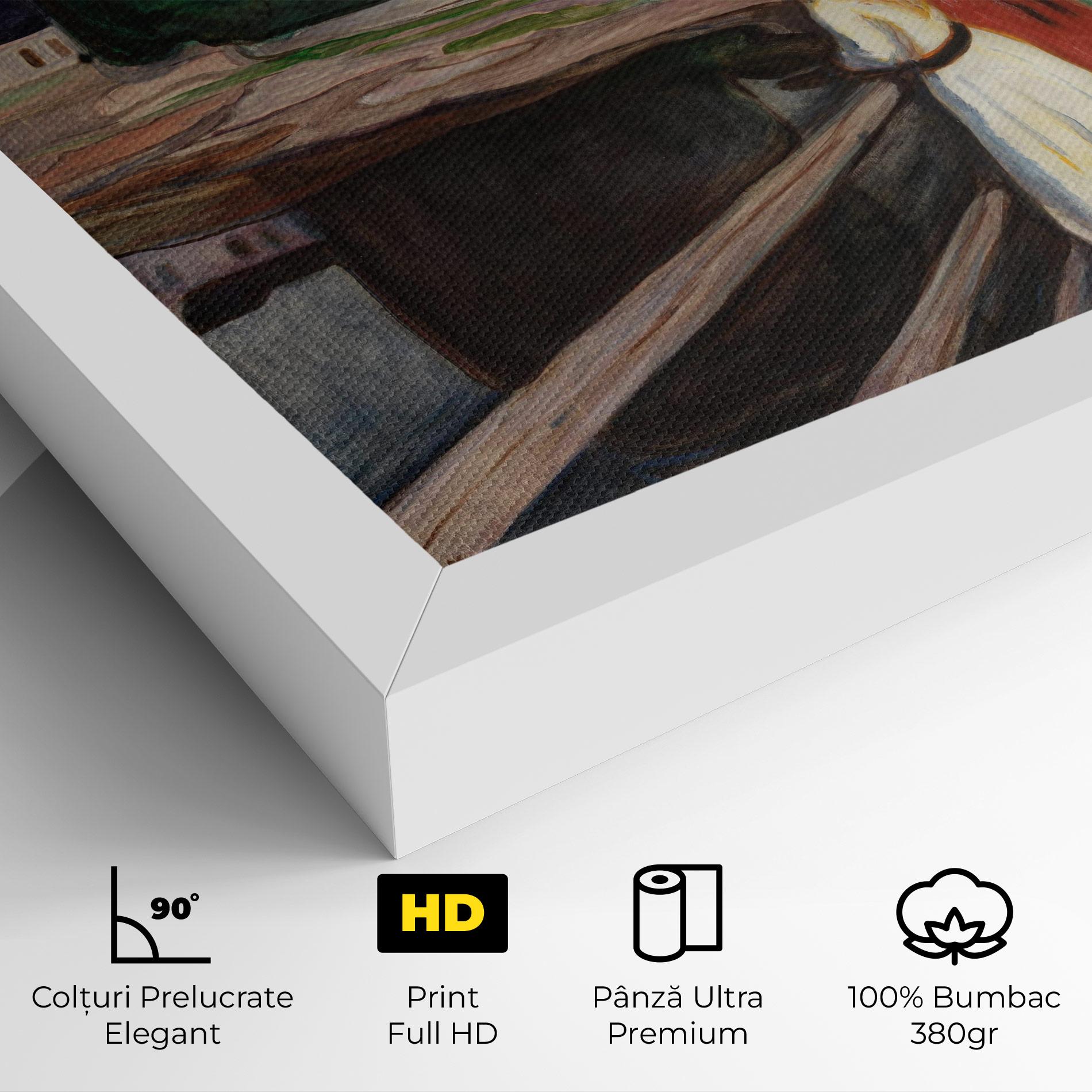 Tablou Canvas Girls On The Bridge mockup 4