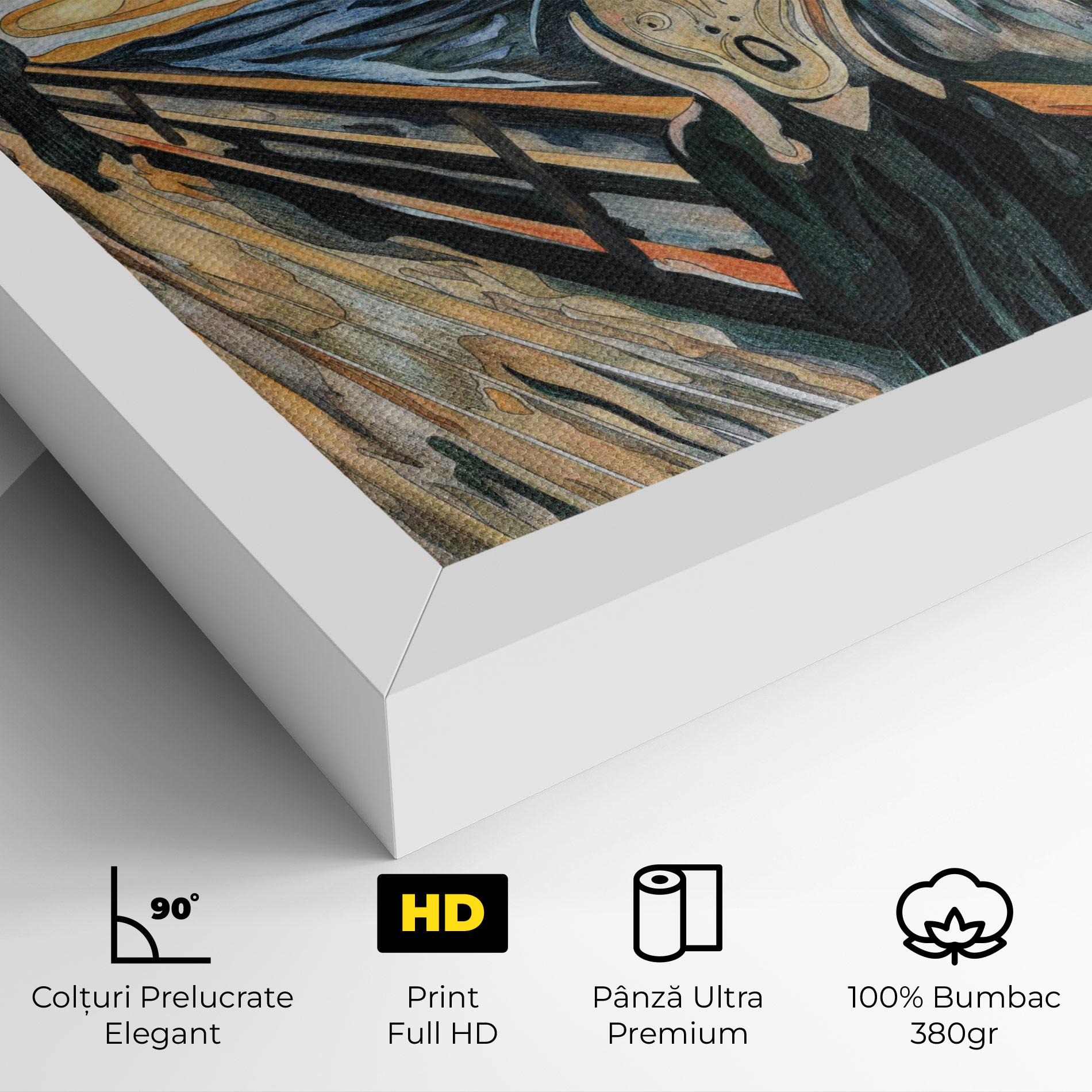 Tablou Canvas The Scream mockup 4