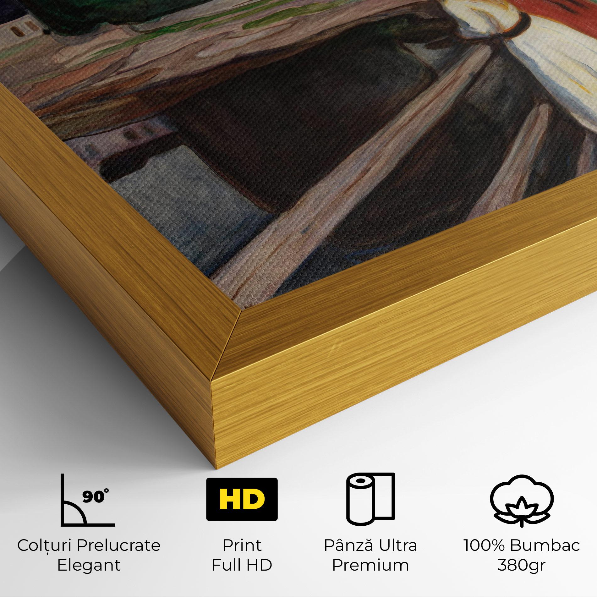 Tablou Canvas Girls On The Bridge mockup 4