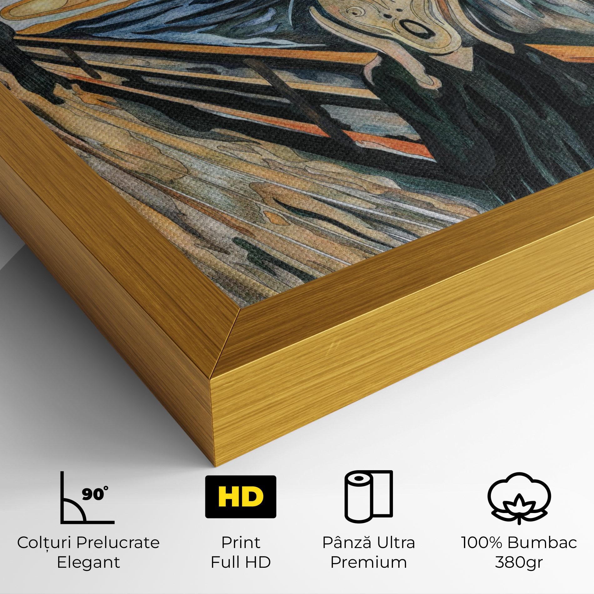 Tablou Canvas The Scream mockup 4