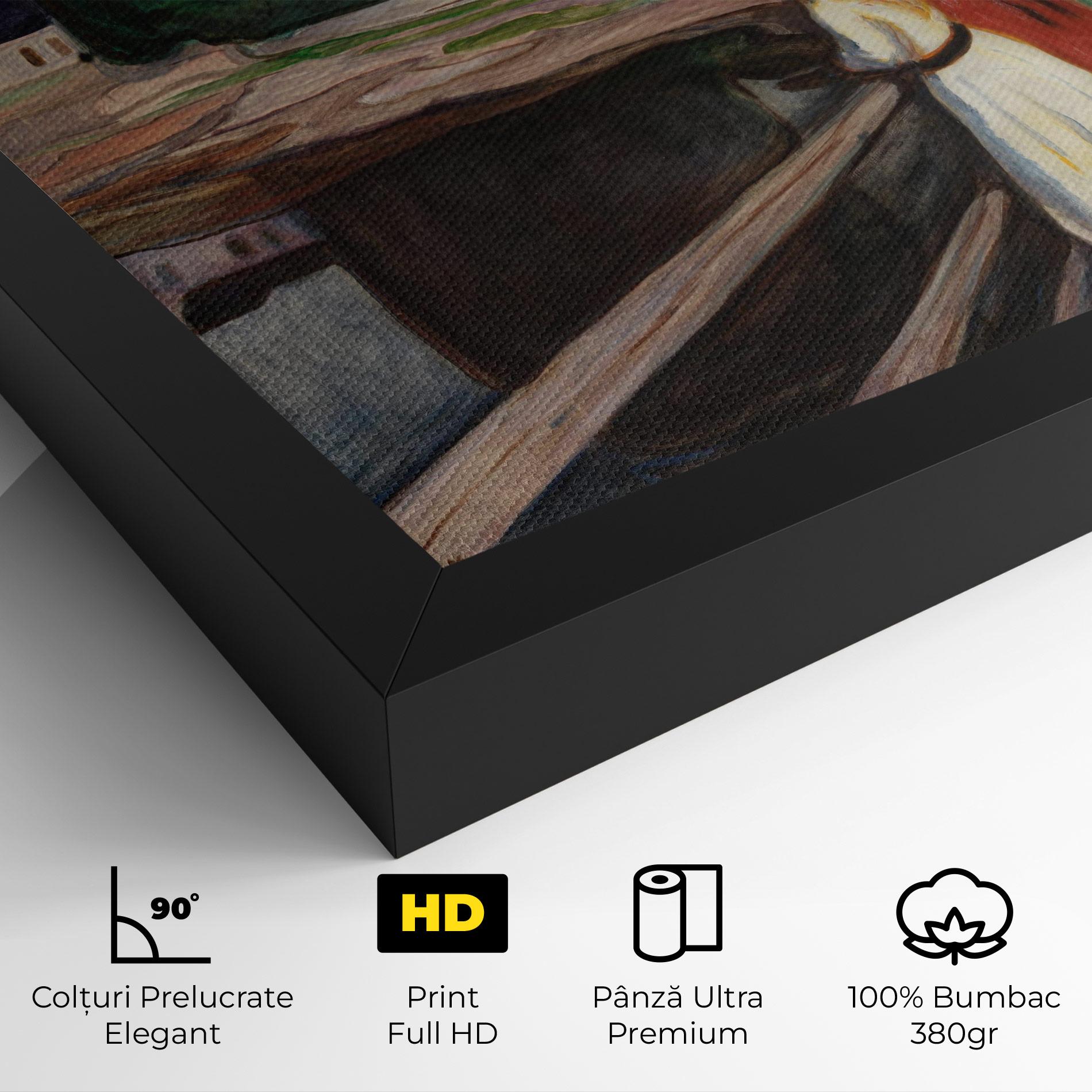 Tablou Canvas Girls On The Bridge mockup 4