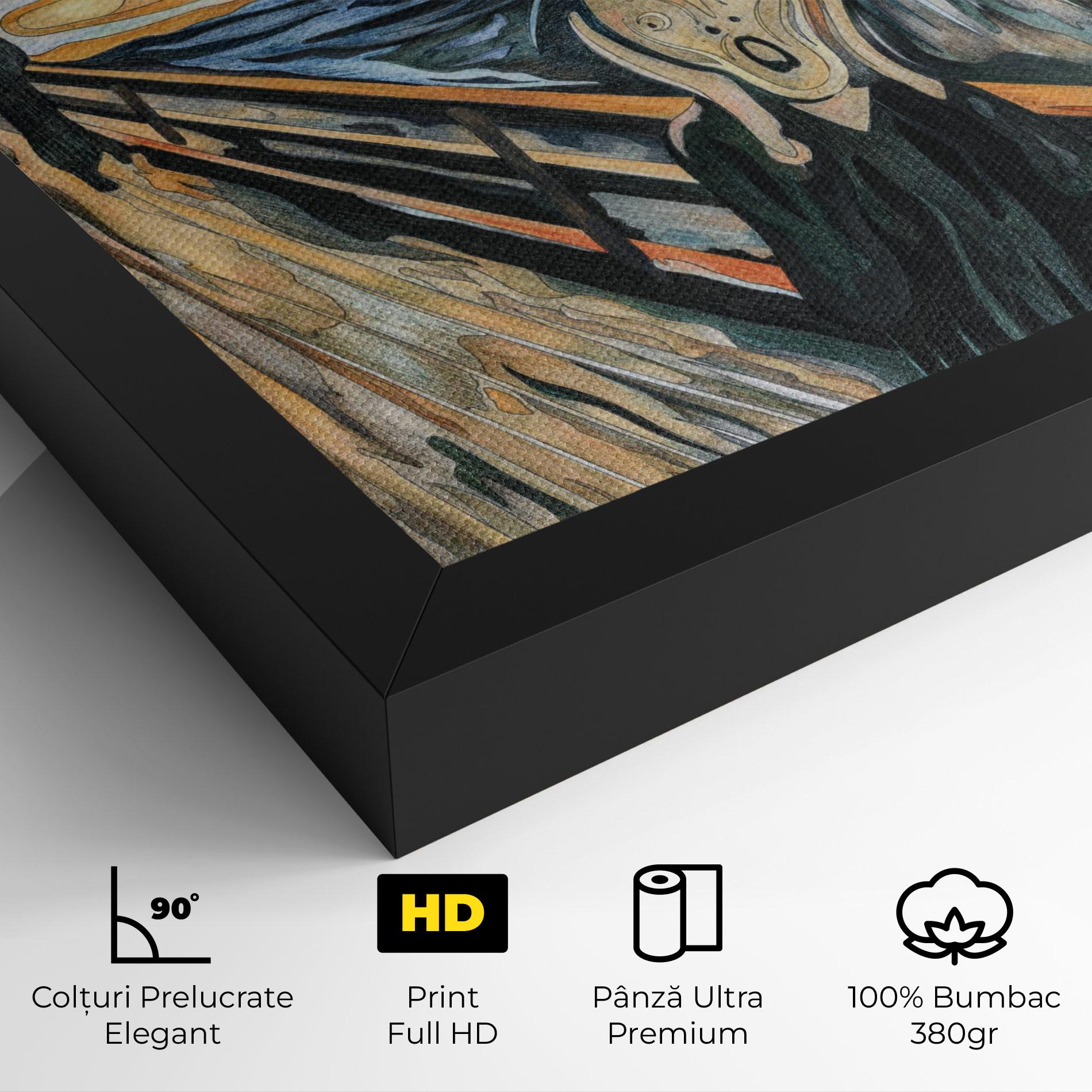 Tablou Canvas The Scream mockup 4