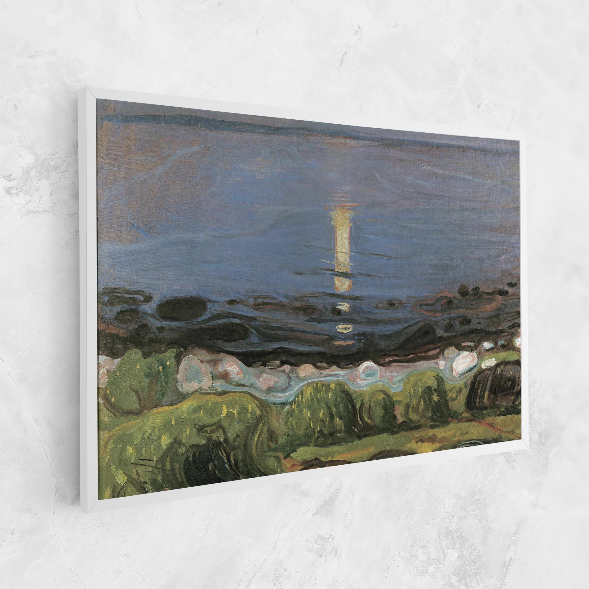 Tablou Canvas Summer Night Beach mockup 1