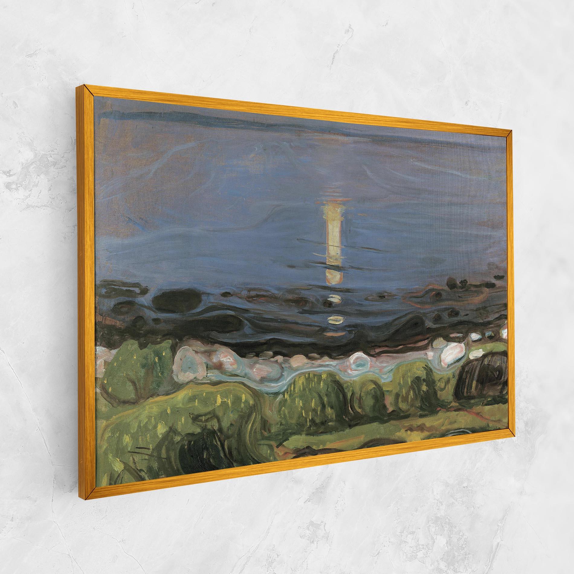 Tablou Canvas Summer Night Beach mockup 1