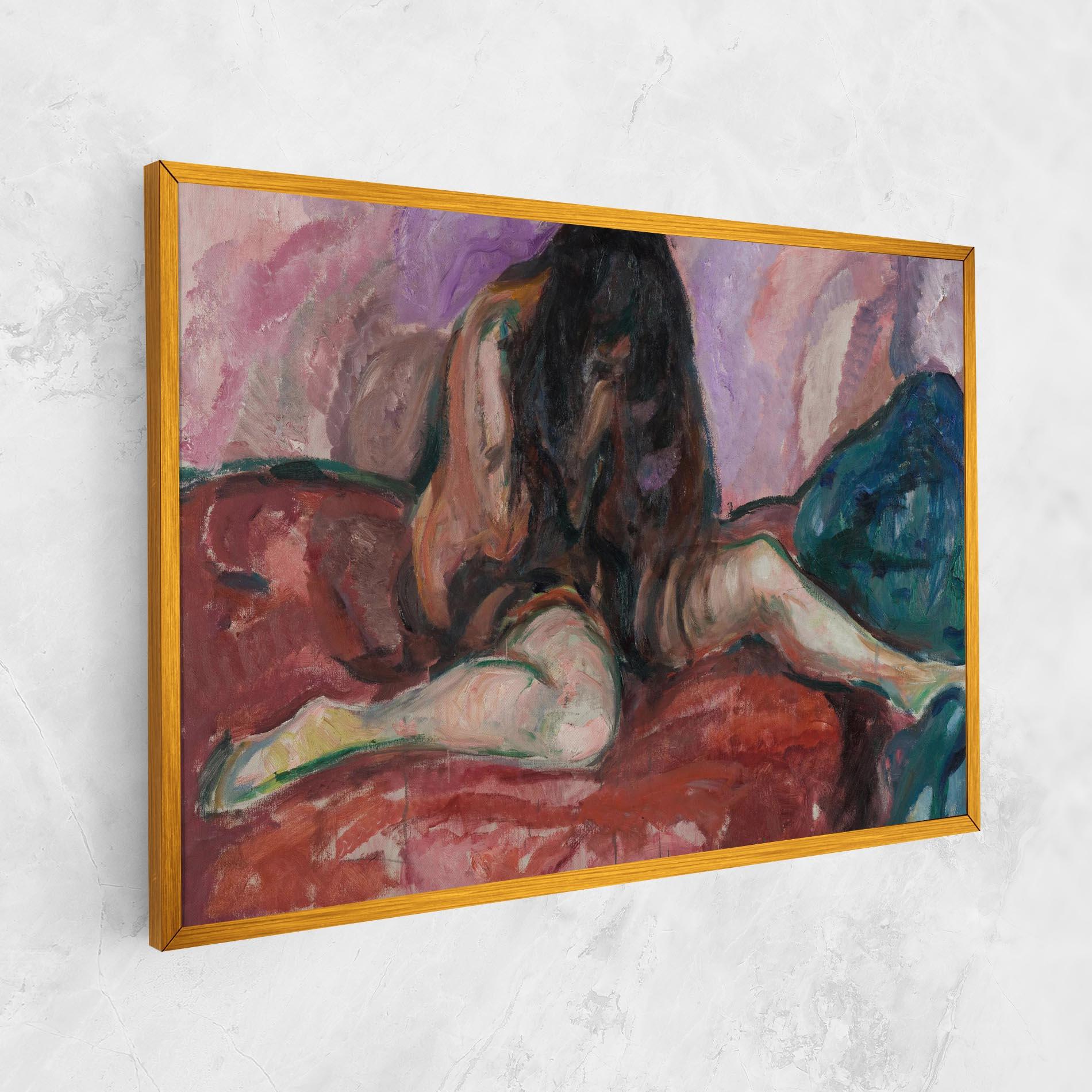 Tablou Canvas Weeping Nude mockup 1