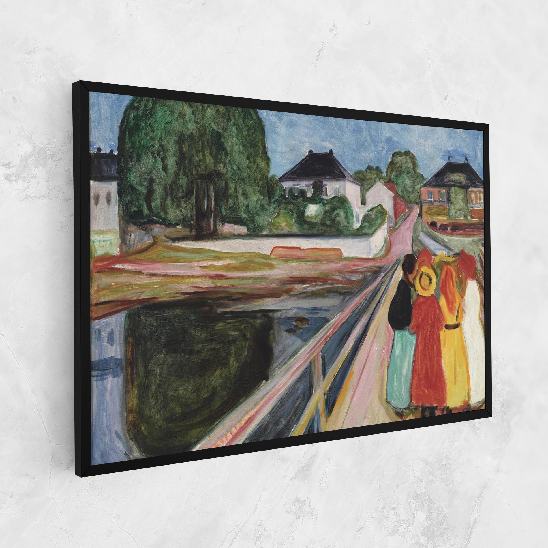 Tablou Canvas Pikene Pa Broen mockup 1