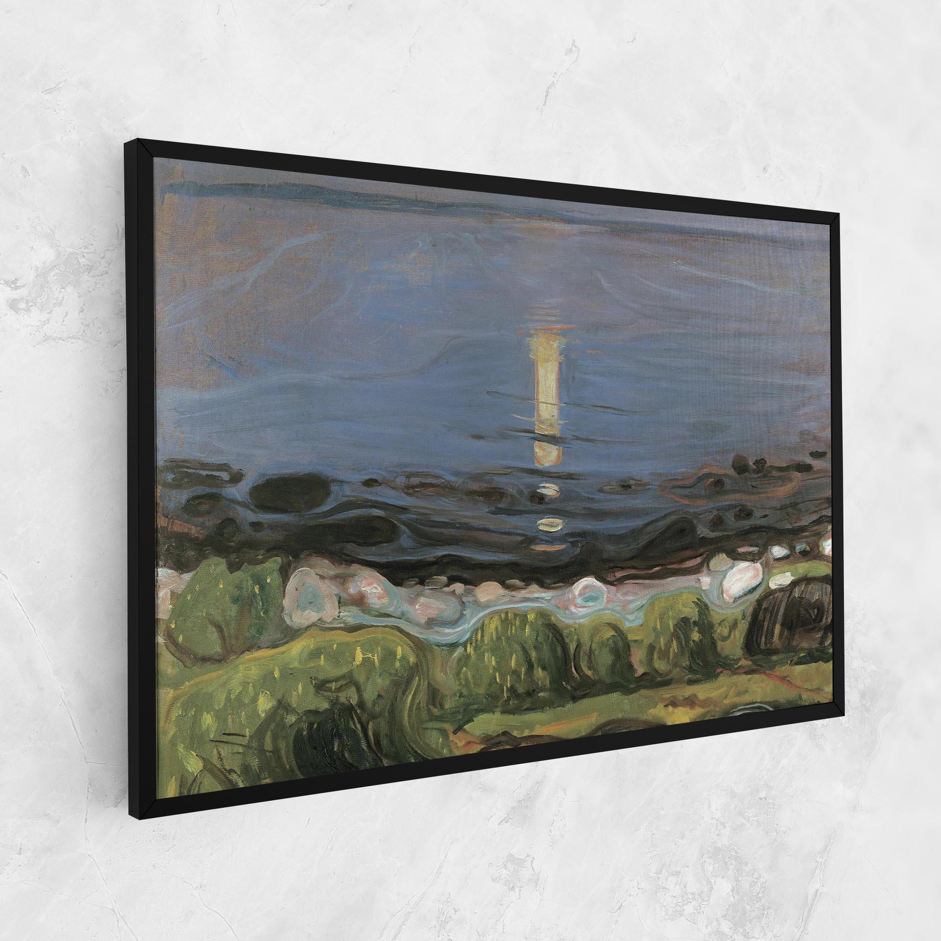 Tablou Canvas Summer Night Beach mockup 1