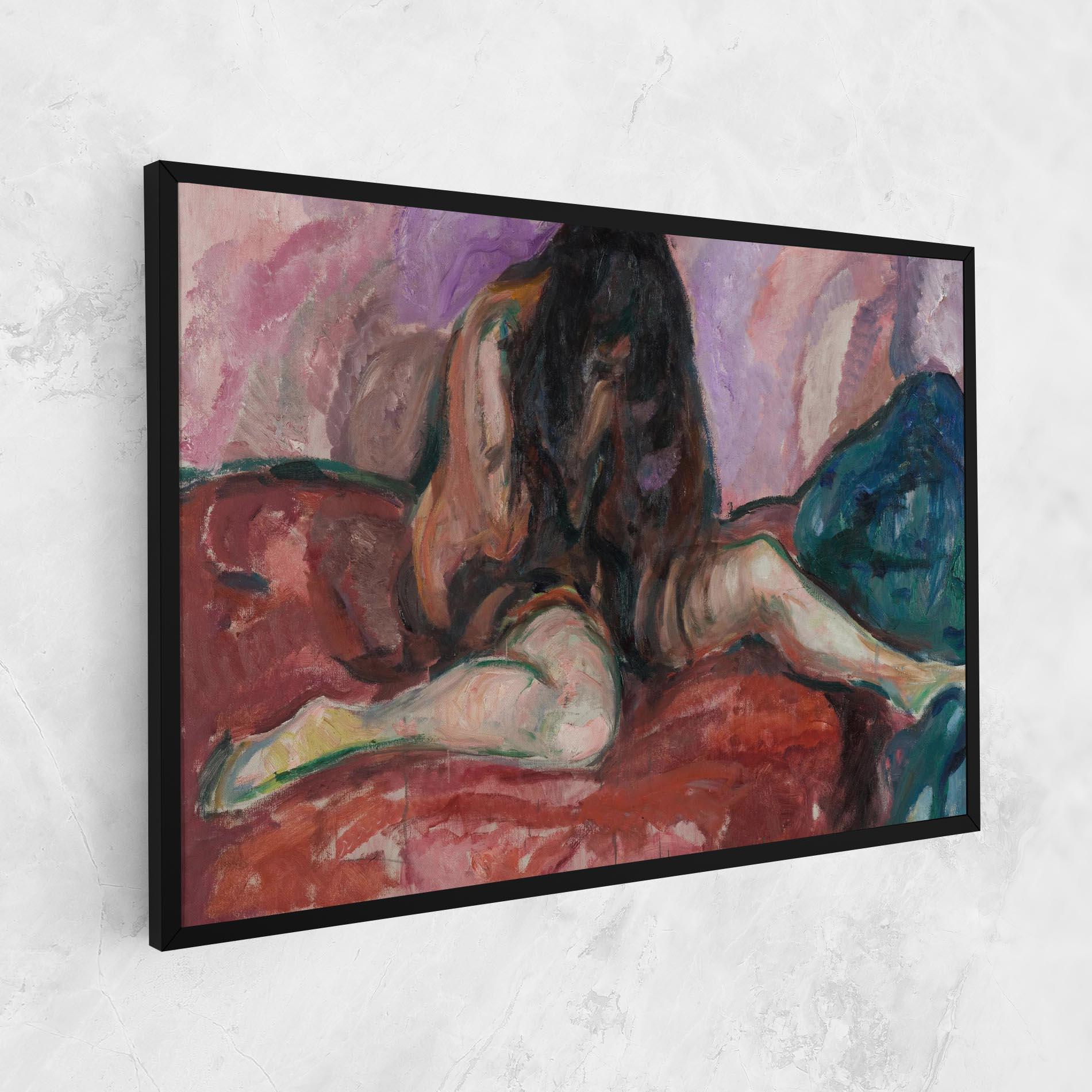 Tablou Canvas Weeping Nude mockup 1