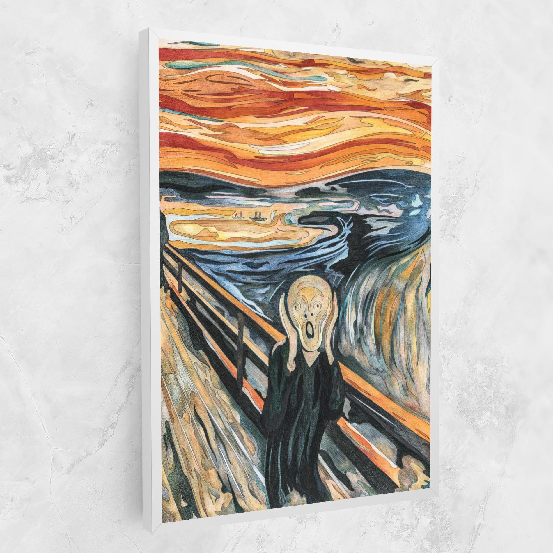 Tablou Canvas The Scream mockup 1