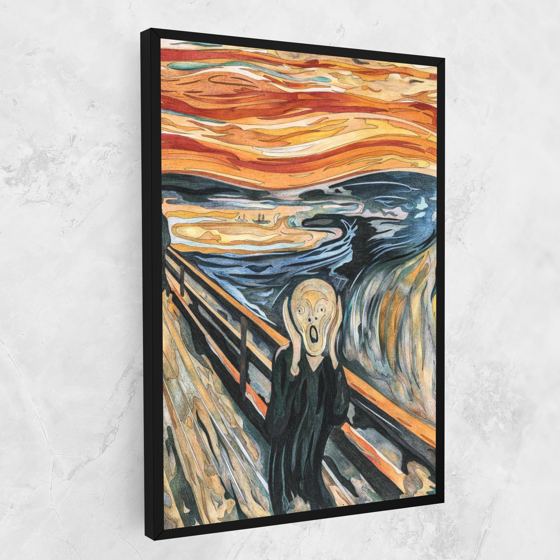 Tablou Canvas The Scream mockup 1