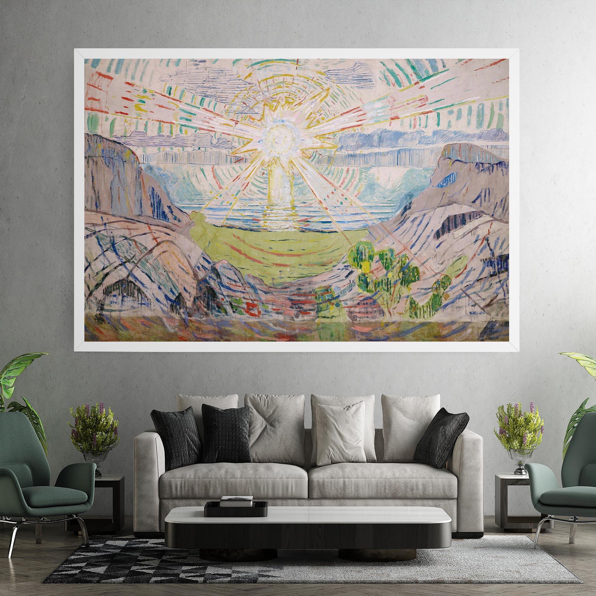 Tablou Canvas The Sun Art mockup 7