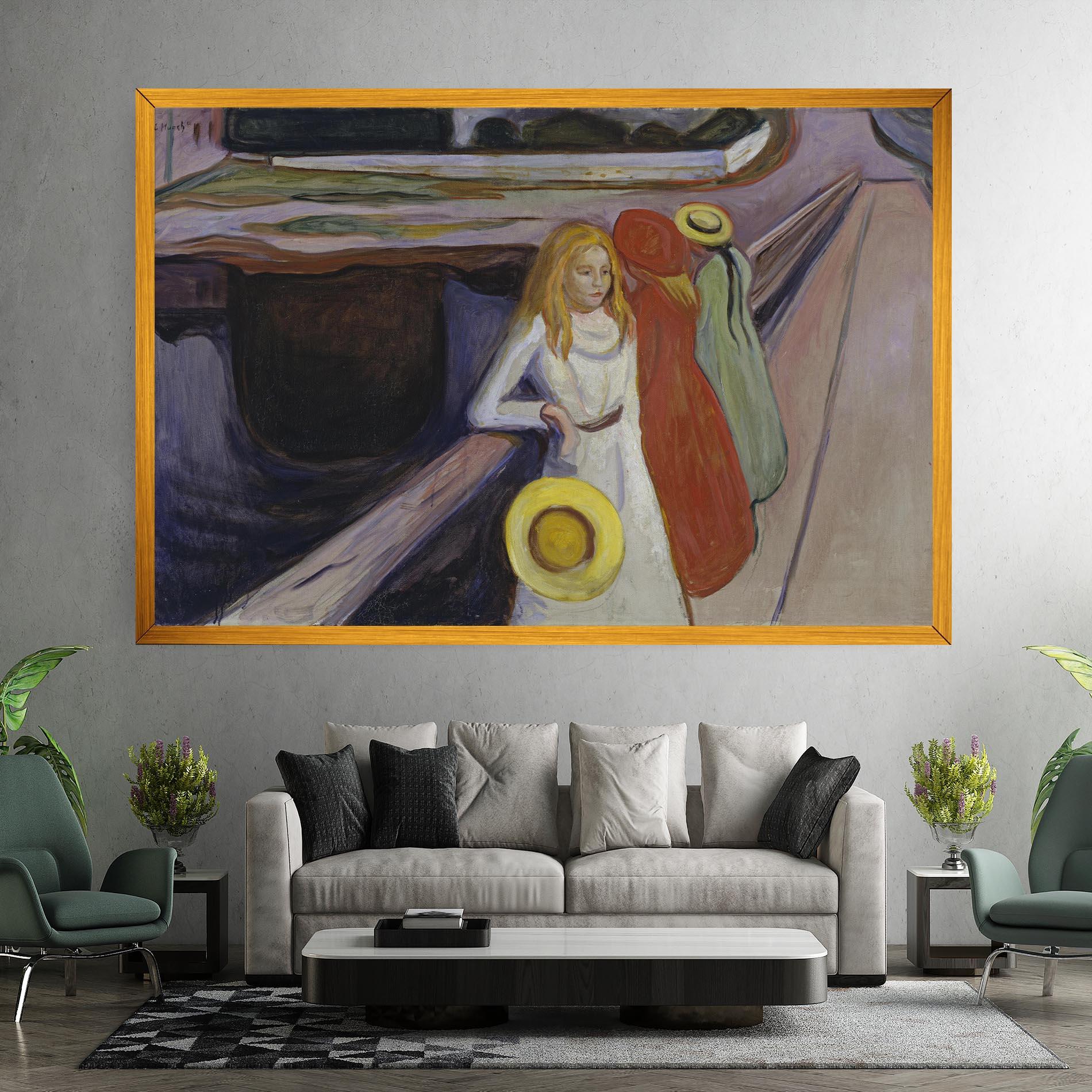 Tablou Canvas Bridge Girls mockup 7