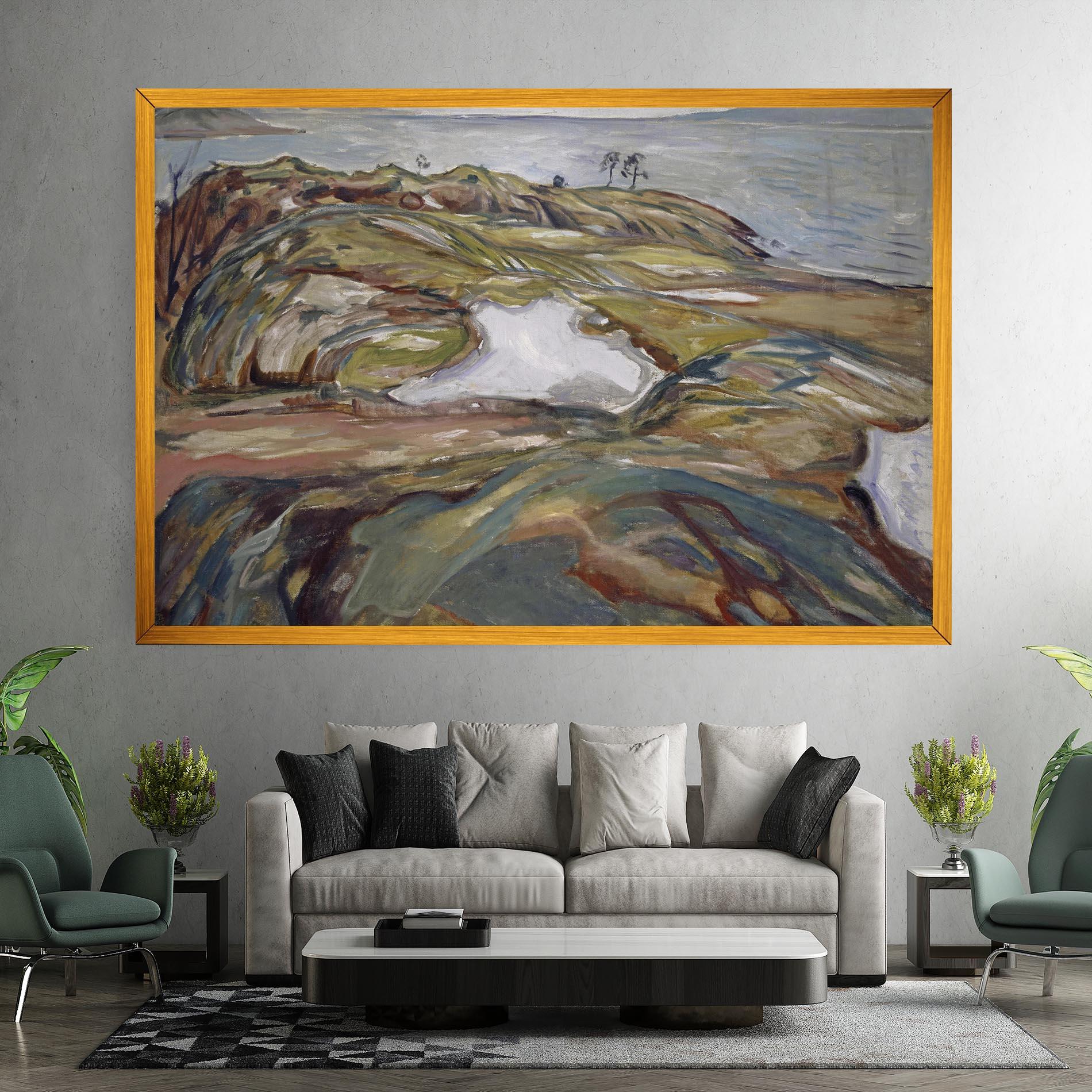 Tablou Canvas Coastal Landscape mockup 7