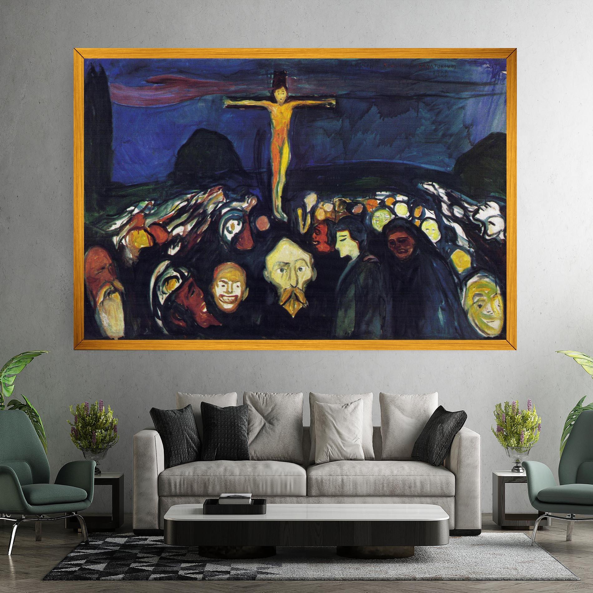 Tablou Canvas Golgotha mockup 7