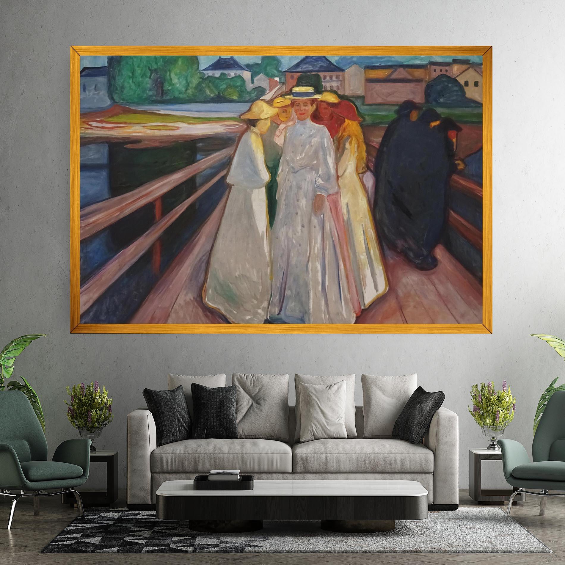 Tablou Canvas Munch Art mockup 7